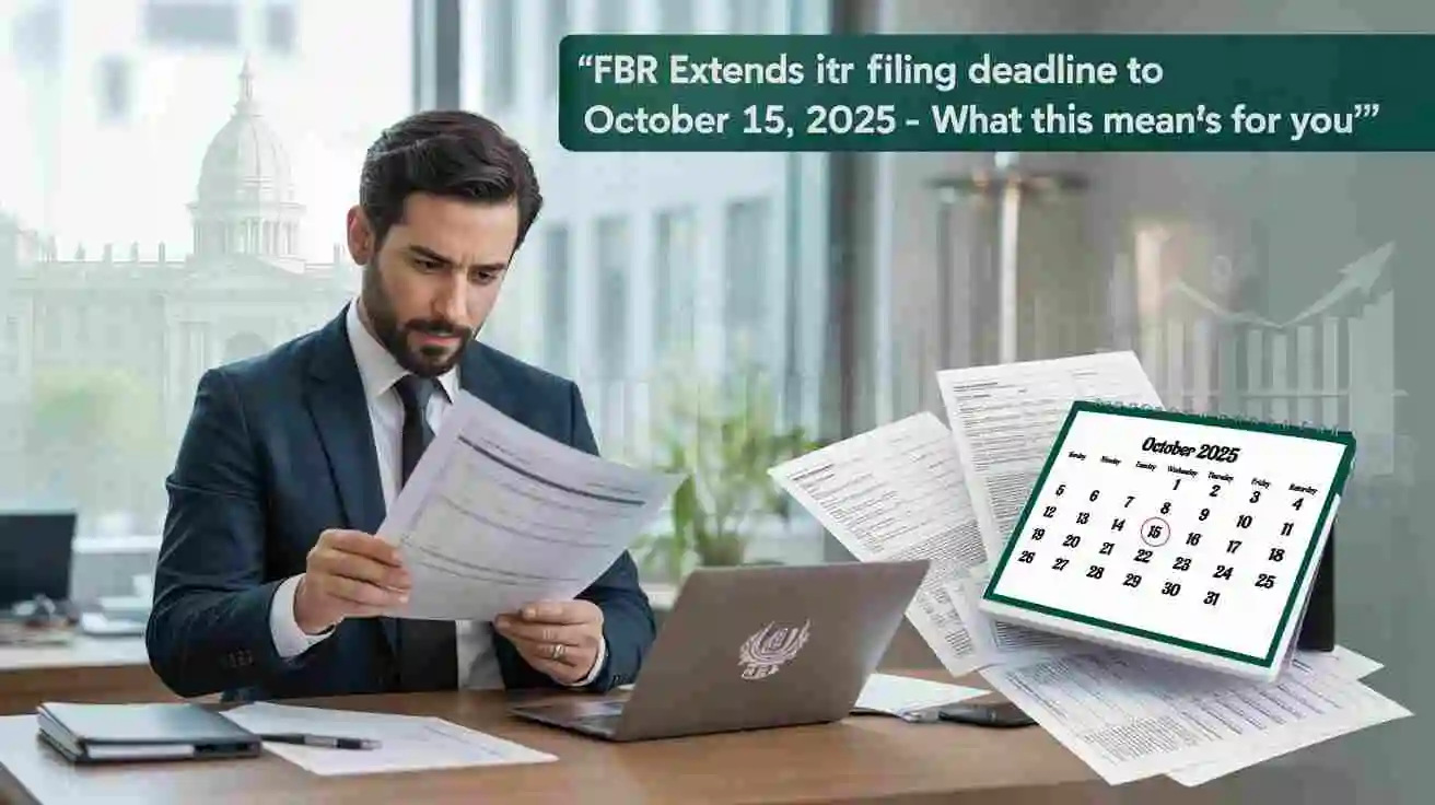 FBR Extends ITR Filing Deadline to October 15, 2025