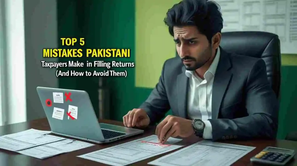 Top 5 Mistakes in Income Tax Return Filing Pakistan